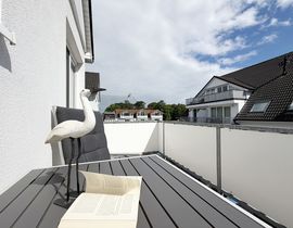 Ferienwohnung 08 Strandmöwe mit Balkon
