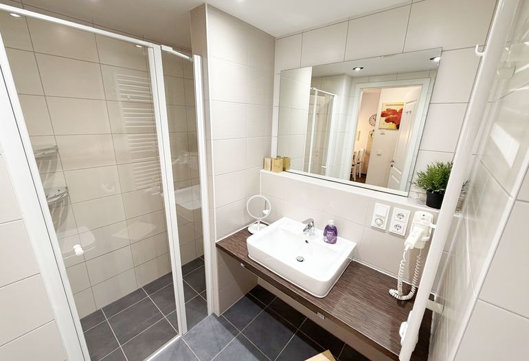 Haus Meeresblick A 0.04 Weiße Düne-Badezimmer Haus Meeresblick A 0.04 Weiße Düne-Badezimmer