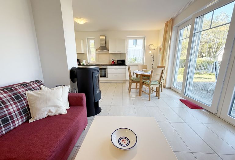 Haus Möwe Wohnung 01 - Couchbereich Haus Möwe Wohnung 01 - Couchbereich