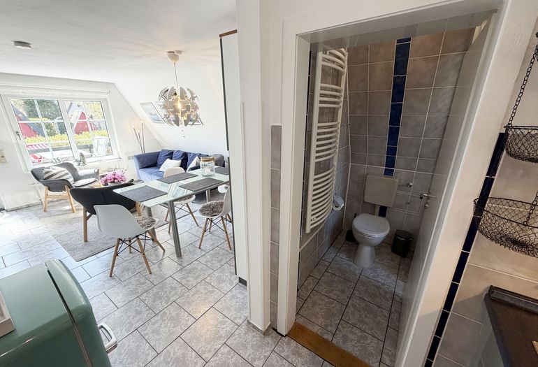 Finnhaus Nr. 05 - Blick Richtung Bad und Wohnzimmer Finnhaus Nr. 05 - Blick Richtung Bad und Wohnzimmer