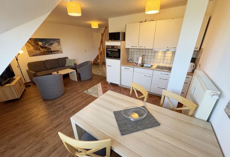 Blick auf die Küchenzeile