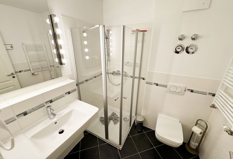 innenliegendes Badezimmer