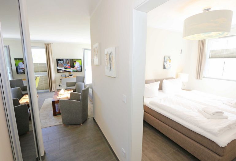 Flurbereich mit Blick ins Schlafzimmer Flurbereich mit Blick ins Schlafzimmer