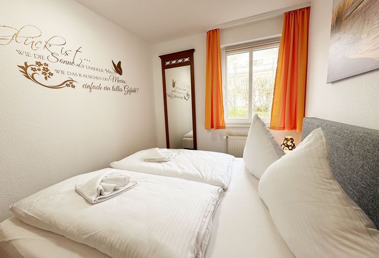 Boxspringbett im Schlafzimmer
