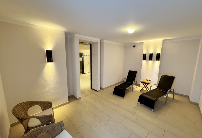 Wellnessbereich in der Villa Rosa Wellnessbereich in der Villa Rosa