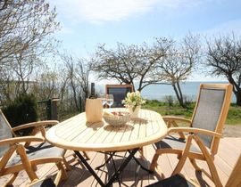 Zollhaus Klein Zicker - Wohnung 01 mit Südterrasse und Meerblick