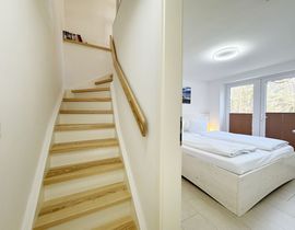 Haus Düne mit Sauna - Doppelhaushälfte Nr. 1 mit Terrasse & Sauna