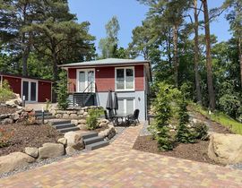 Haus Düne mit Sauna - Doppelhaushälfte Nr. 1 mit Terrasse & Sauna