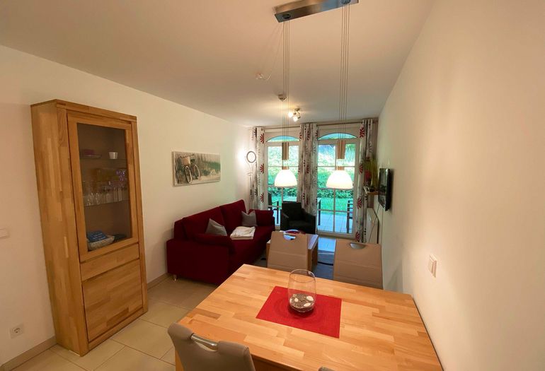 Blick ins Wohnzimmer