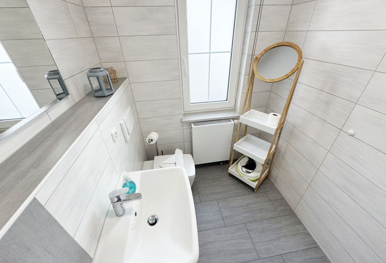 Tageslicht-Badezimmer