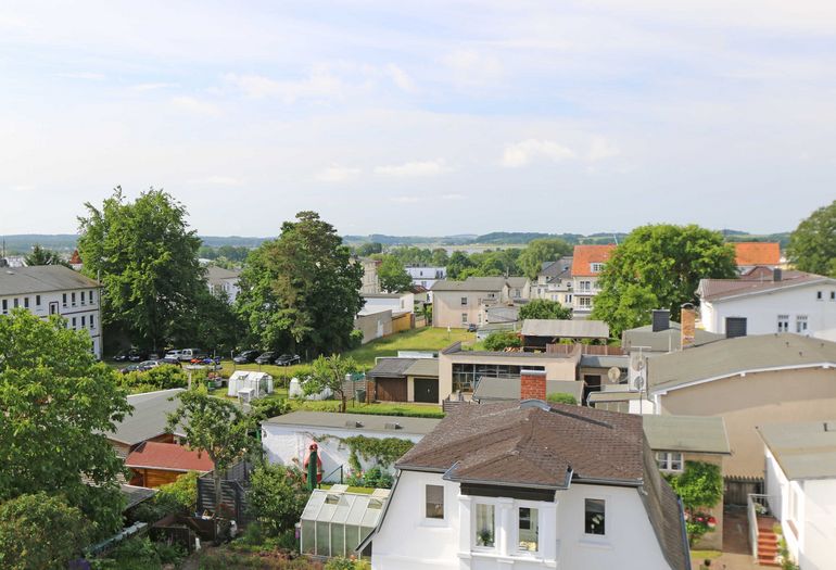 Ausblick vom Balkon
