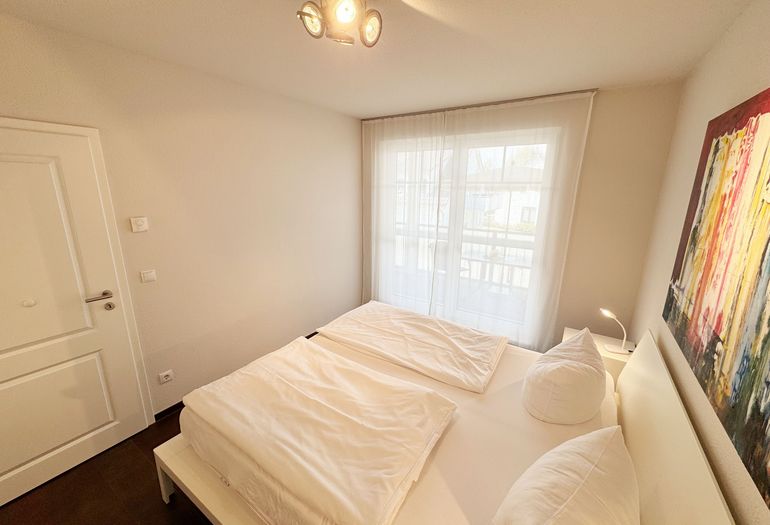 Doppelbett im Schlafzimmer Doppelbett im Schlafzimmer