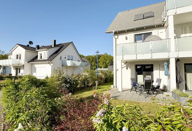 Haus Windrose - Terrasse der Wohnung 01 Seehase