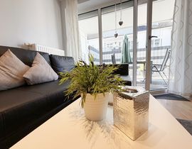 Ferienwohnung 01 Strandgut mit Terrasse
