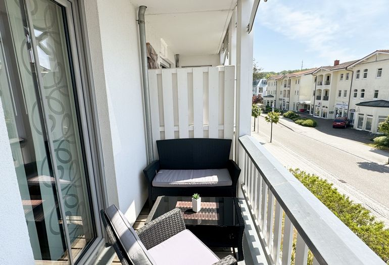 Balkon mit Sitzecke