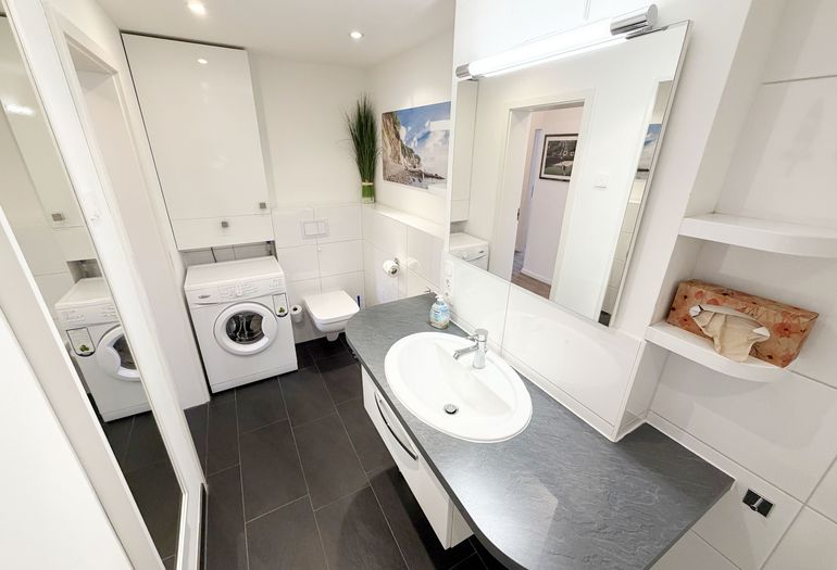 Villa Rosa Whg. 16 Meereszauber - Badezimmer
