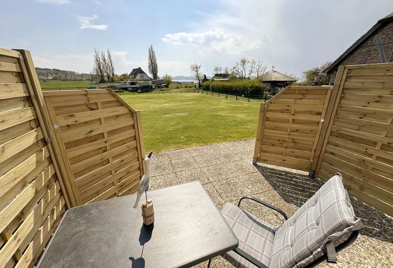 Terrasse mit Blick auf den Bodden