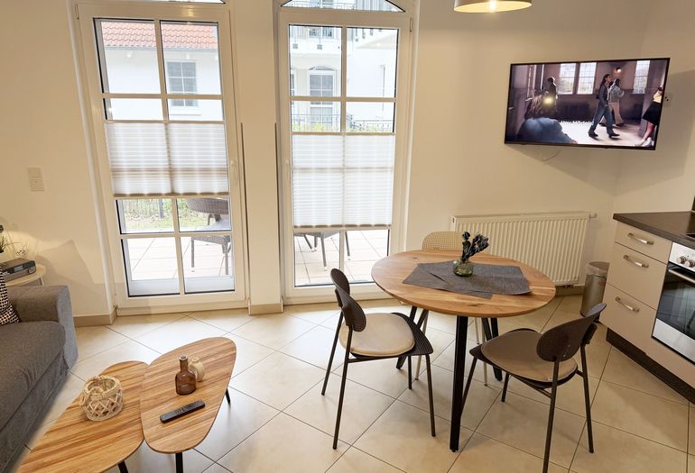 Haus Meeresblick A 1.26 Seegeflüster - Ess-und Küchenbereich Haus Meeresblick A 1.26 Seegeflüster - Ess-und Küchenbereich