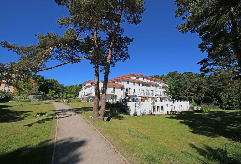 Haus Meeresblick Sicht von der Wasserseite