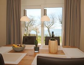 Zollhaus Klein Zicker - Wohnung 01 mit Südterrasse und Meerblick