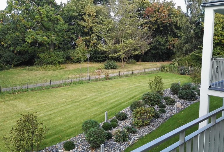 Ausblick vom Balkon