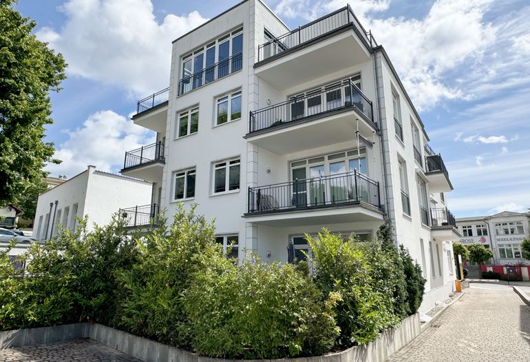 Rückansicht der Villa Wiederkehr