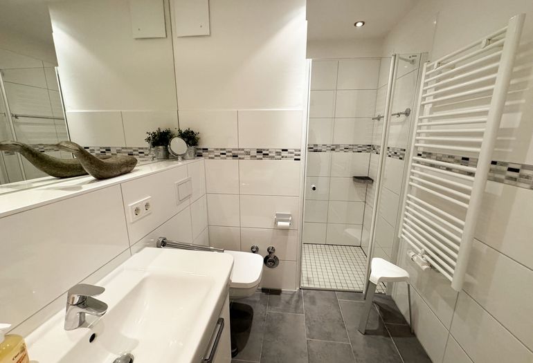 Haus Meeresblick WE A 1.10 innenliegendes Duschbad Haus Meeresblick WE A 1.10 innenliegendes Duschbad