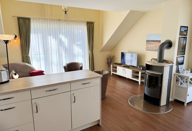 Blick in das Wohnzimmer