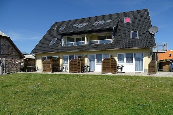 Haus Inselperle mit Blick auf den Bodden