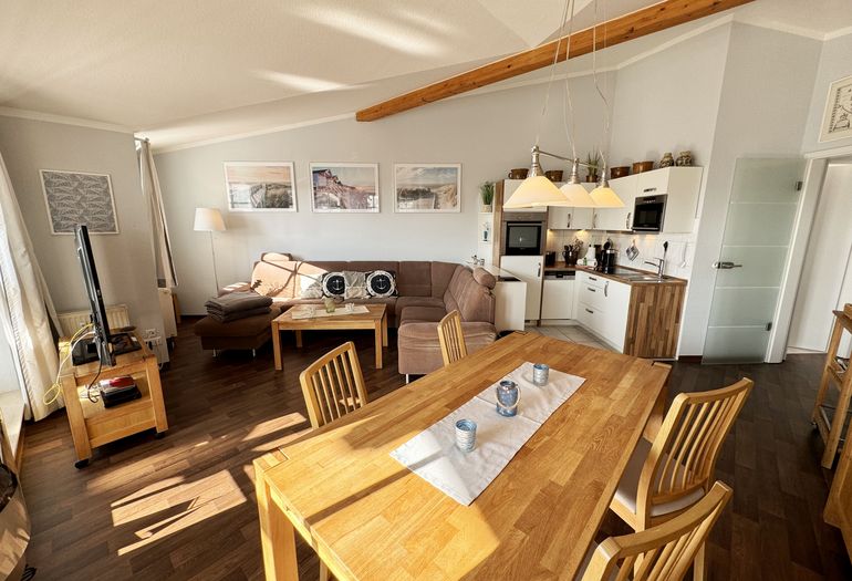 Seepark Sellin Haus Baabe - Blickrichtung Couch Seepark Sellin Haus Baabe - Blickrichtung Couch