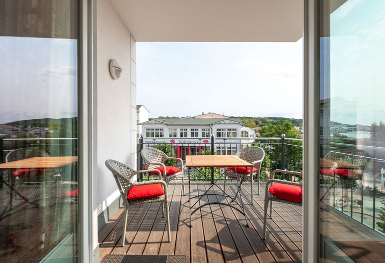 Ausblick vom Balkon auf die Wilhelmstraße Ausblick vom Balkon auf die Wilhelmstraße