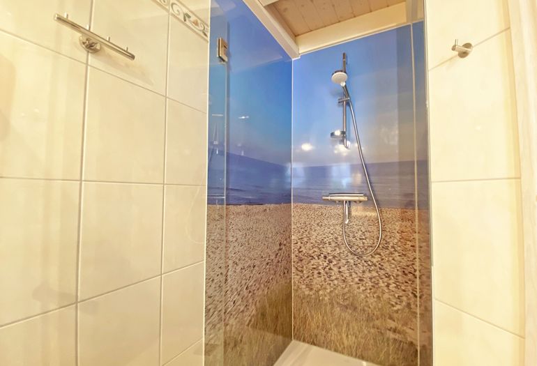 Ferienhaus Sandkörnchen - Duschbereich Ferienhaus Sandkörnchen - Duschbereich