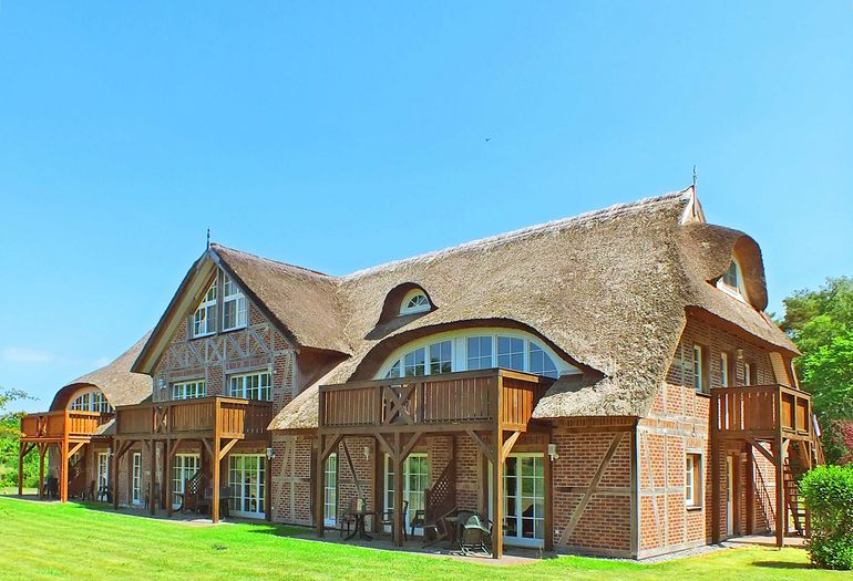 Hinteransicht vom Haus an der Düne Hinteransicht vom Haus an der Düne