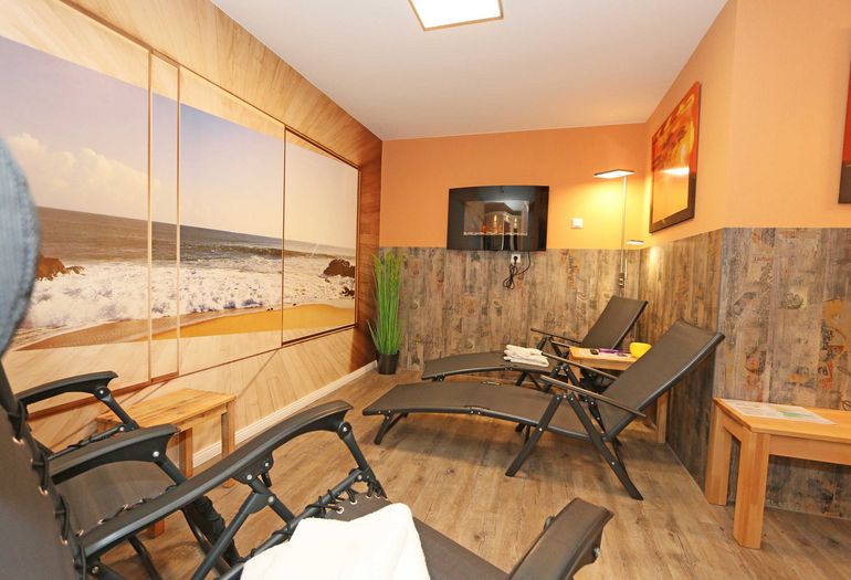 Wellnessbereich im Untergeschoss