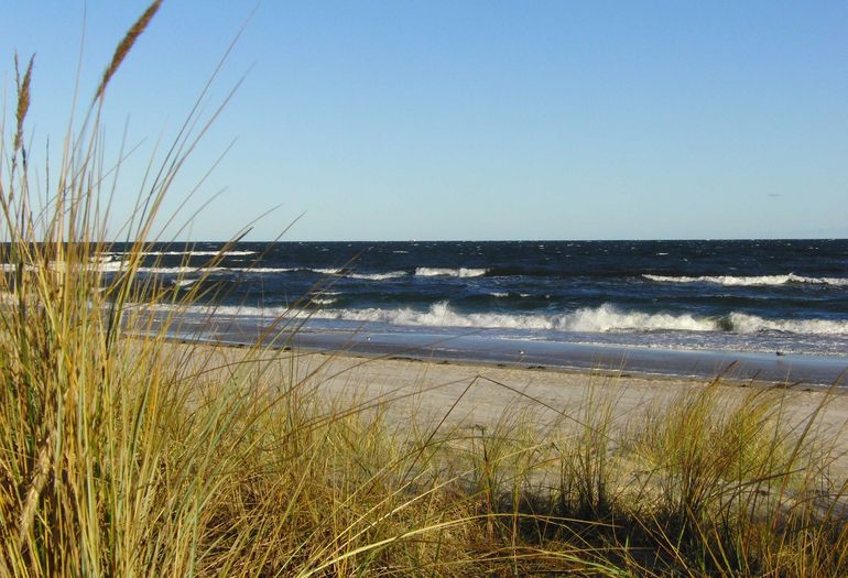Blick zur Ostsee vom Strandabgang Blick zur Ostsee vom Strandabgang