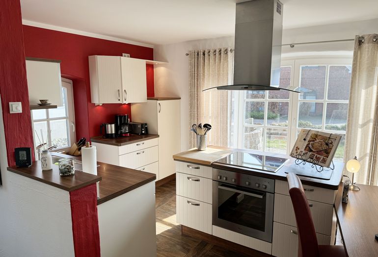 Blick vom Flur auf den Kochbereich Blick vom Flur auf den Kochbereich