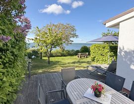 Zollhaus Klein Zicker - Wohnung 01 mit Südterrasse und Meerblick