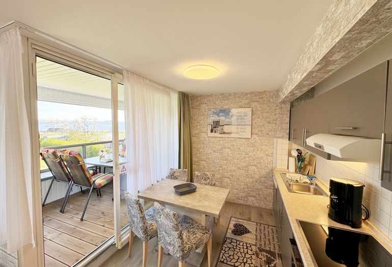 Zugang auf den Balkon vom Essbereich