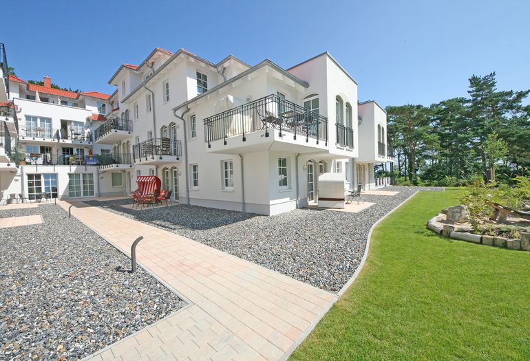 Haus Meeresblick seitliche Perspektive