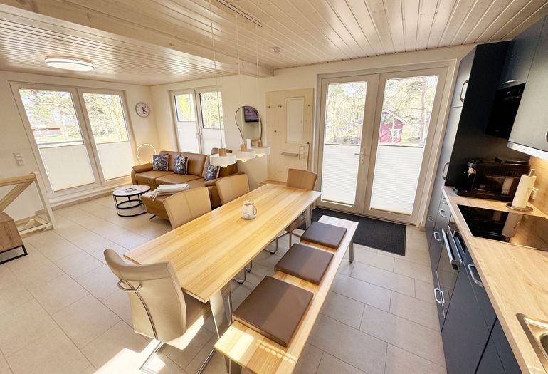 gemütlicher Wohn-/Ess-/Kochbereich