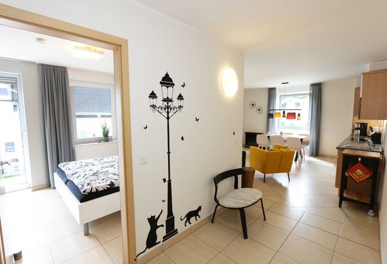 Flur mit viel Liebe dekoriert