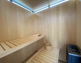 Fewo Südstrand mit Terrasse, Kamin und Sauna