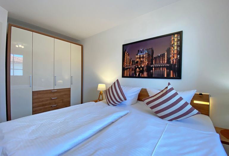 Schlafzimmer mit Doppelbett Schlafzimmer mit Doppelbett