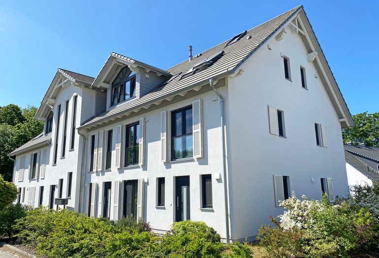 seitlicher Blick auf das Haus Windrose seitlicher Blick auf das Haus Windrose