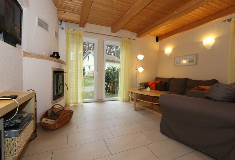 Sitzecke mit Kamin