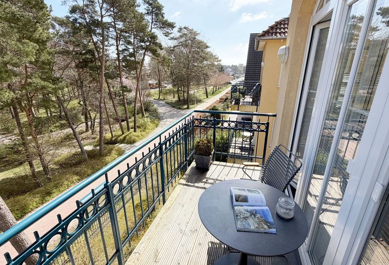 Kurparkresidenz in Baabe WE 15 - Balkon Kurparkresidenz in Baabe WE 15 - Balkon