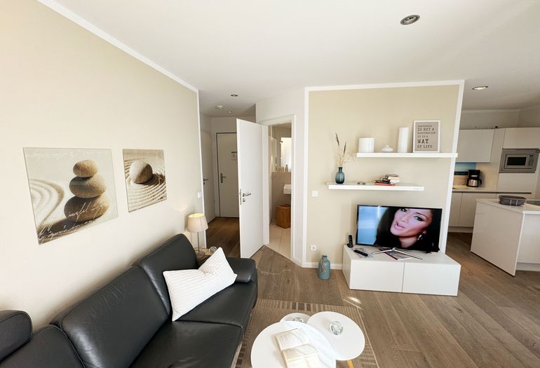 Haus Meeresblick A 4.03 Urlaubsglück -Wohnzimmer Haus Meeresblick A 4.03 Urlaubsglück -Wohnzimmer