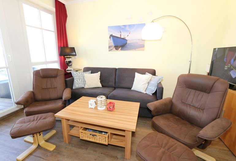 Wohnbereich mit Relaxe Sessel