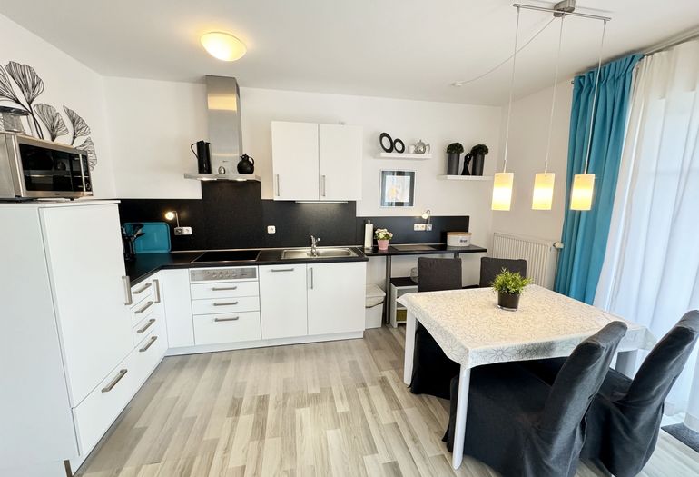 Villa Wilhelmine WE 04 moderner Küchenbereich