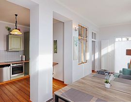 Haus Seestern Whg. 2 Rosengarten mit Terrasse und Sauna